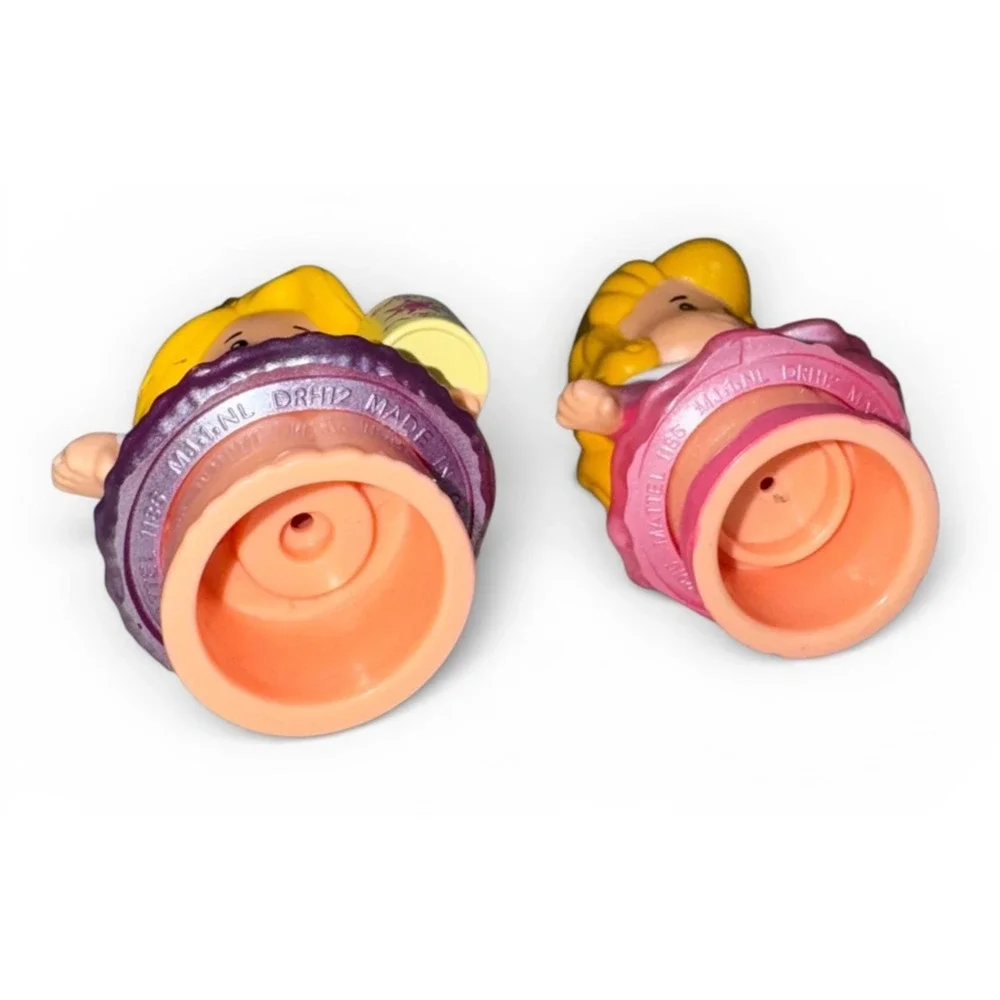 Fisher Price Little People Disney Rapunzel Aurora Figures DRH12 Set of 2